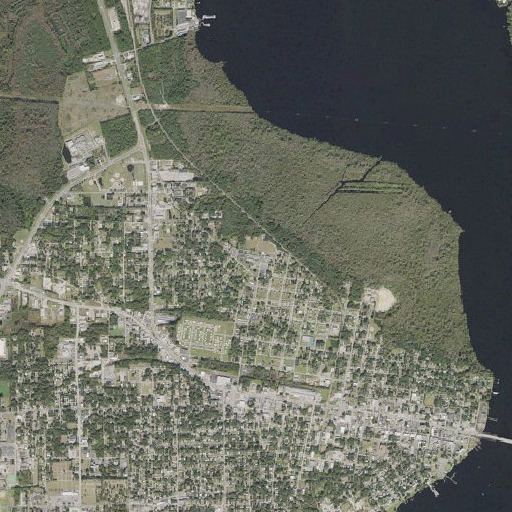 Aerial imagery of Central Academy High School, FL