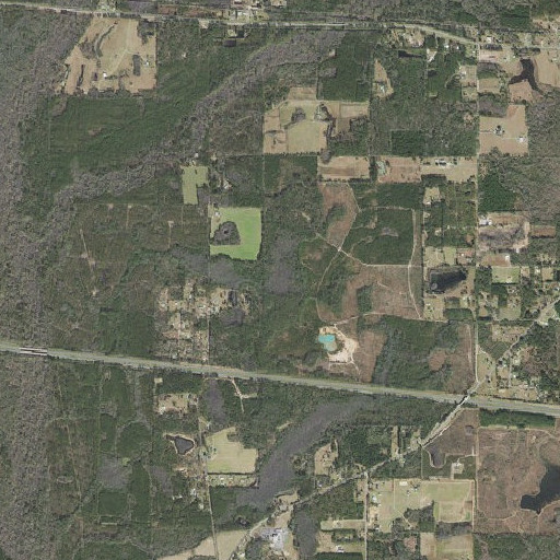 Aerial imagery of Chance Bay, FL