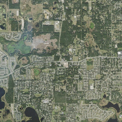 Aerial imagery of Clarcona, FL