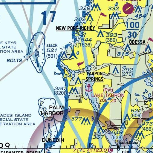 FAA VFR chart of Coburn Park, FL