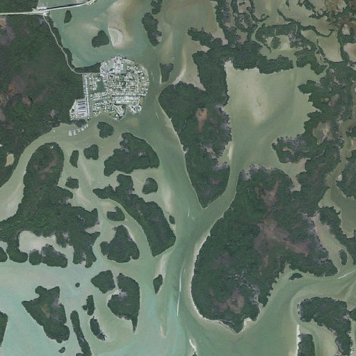 Aerial imagery of Coon Key Pass, FL