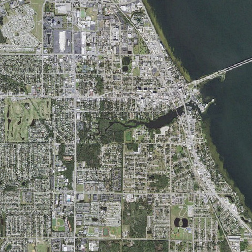 Aerial imagery of Crane Creek, FL