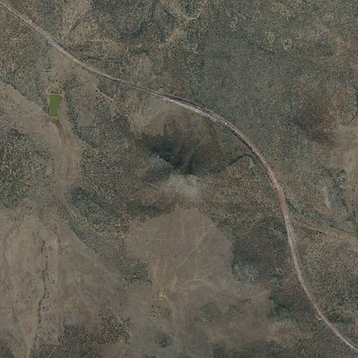 Aerial imagery of Coxcomb Hill, AZ