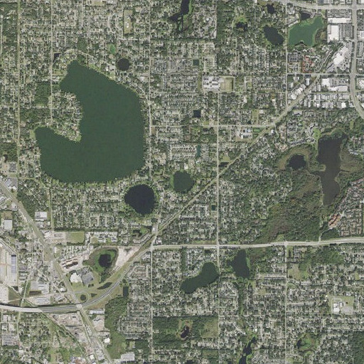 Aerial imagery of Cub Lake, FL