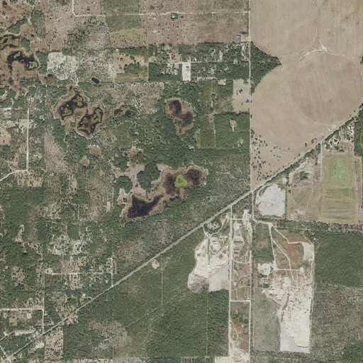 Aerial imagery of Cubberly Pond, FL
