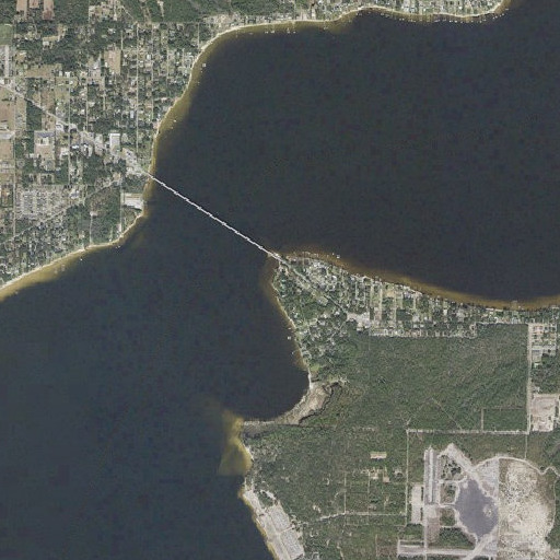 Aerial imagery of Cummings Point, FL
