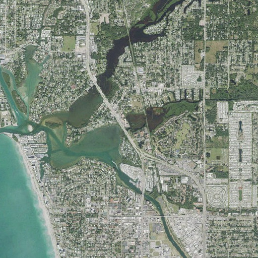 Aerial imagery of Curry Creek, FL