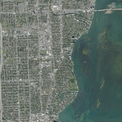 Aerial imagery of Cushman School, FL