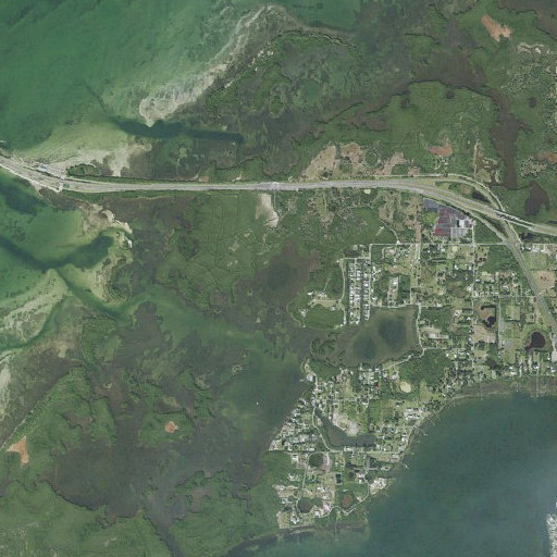 Aerial imagery of Custer Bayou, FL