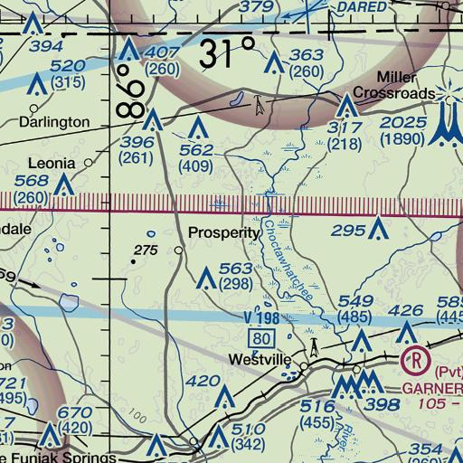 FAA VFR chart of Cypress Pond, FL