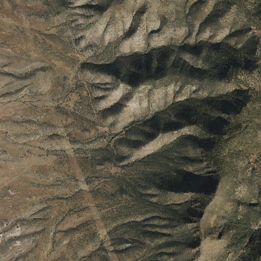 Aerial imagery of Coyote Spring, AZ