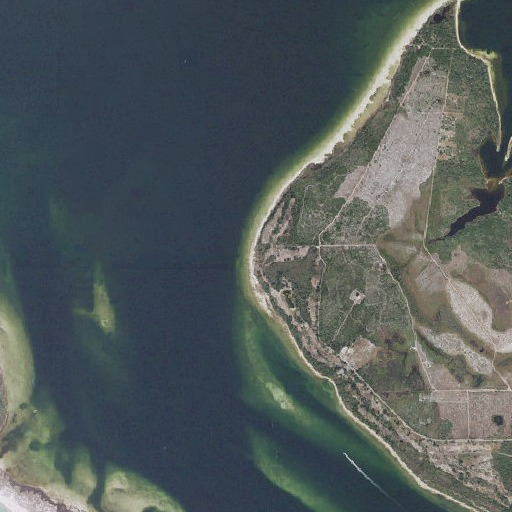 Aerial imagery of Davis Point, FL