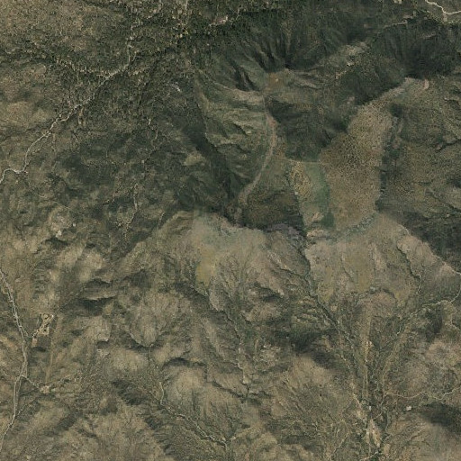 Aerial imagery of Crater Mountain, AZ