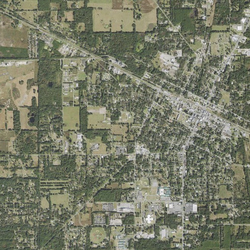 Aerial imagery of Douglas High School, FL