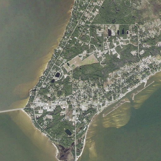 Aerial imagery of East Point, FL