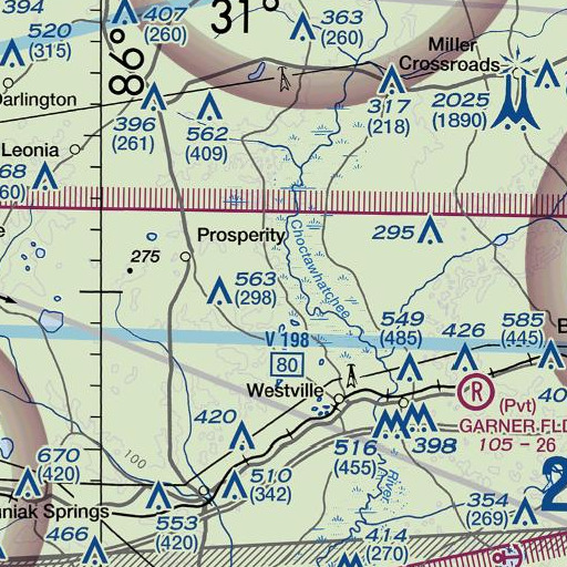 FAA VFR chart of Edward Spring Branch, FL