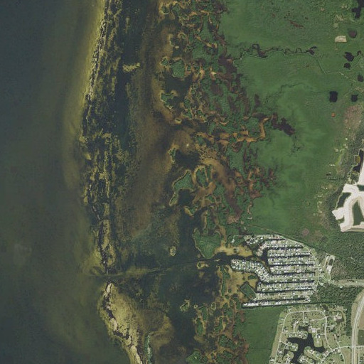 Aerial imagery of Fines Key, FL