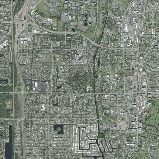 Aerial imagery of Floresta, FL