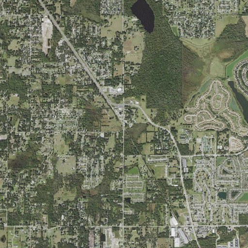 Aerial imagery of Galloway, FL