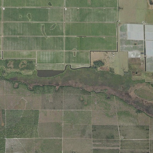 Aerial imagery of Gannet Slough, FL