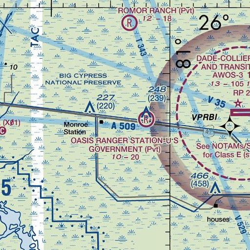 FAA VFR chart of Gannet Strand, FL
