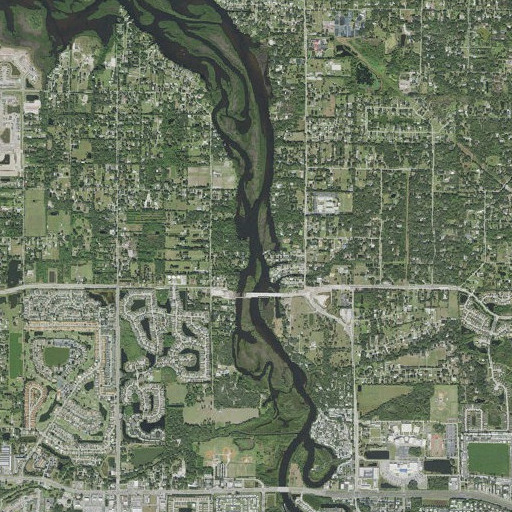 Aerial imagery of Gap Creek, FL