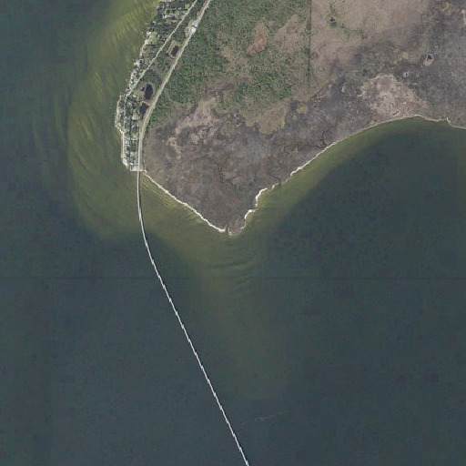 Aerial imagery of Garcon Point, FL