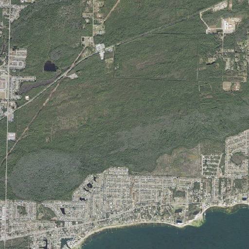 Aerial imagery of Garcon Swamp, FL