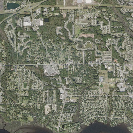 Aerial imagery of Garden City Elementary School, FL