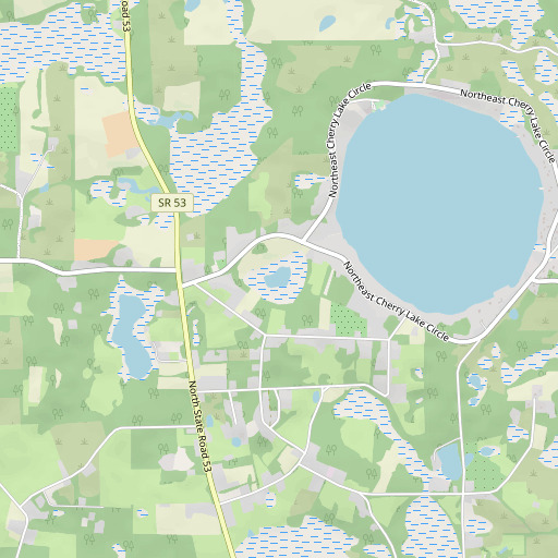 OpenStreetMap map of Garden Pond, FL
