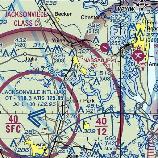 FAA VFR chart of Gardner Creek, FL