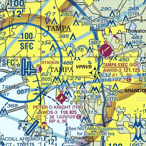 FAA VFR chart of Gary Playground, FL