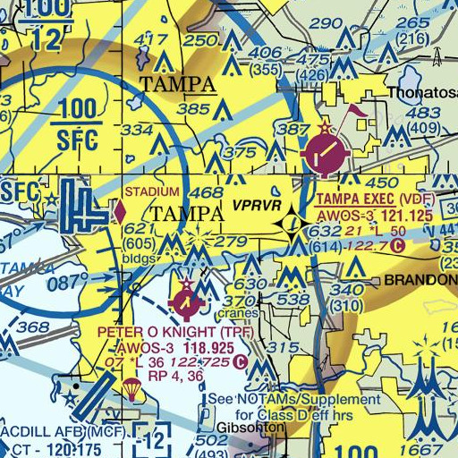 FAA VFR chart of Gary School, FL