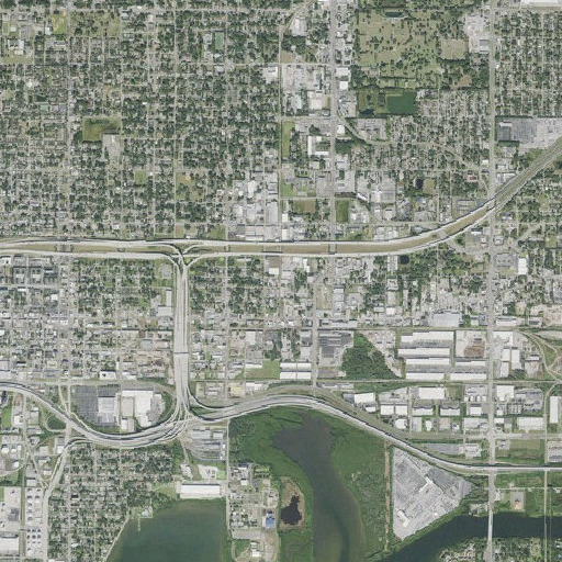 Aerial imagery of Gary School, FL