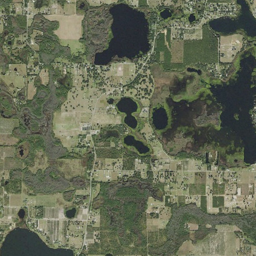 Aerial imagery of Lake Gary, FL