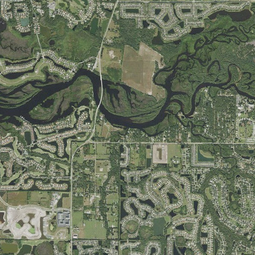 Aerial imagery of Gates Creek, FL