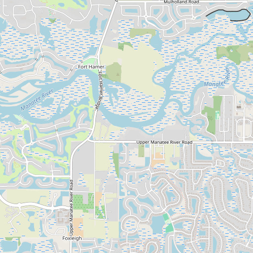 OpenStreetMap map of Gates Creek, FL