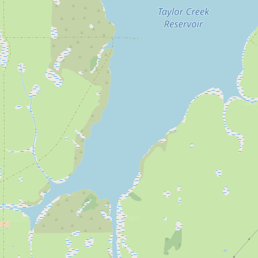 OpenStreetMap map of Gator Branch, FL