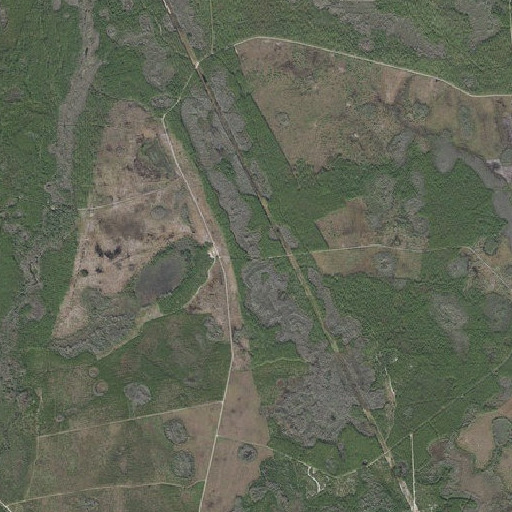 Aerial imagery of Gator Gap, FL