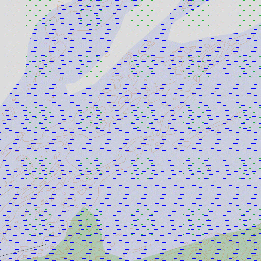 OpenTopoMap map of Gator Hook Strand, FL