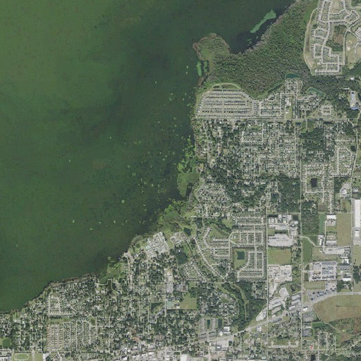 Aerial imagery of Gator Island, FL