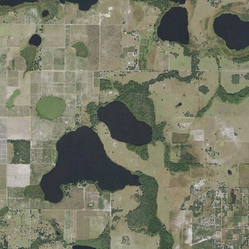 Aerial imagery of Gator Lake, FL