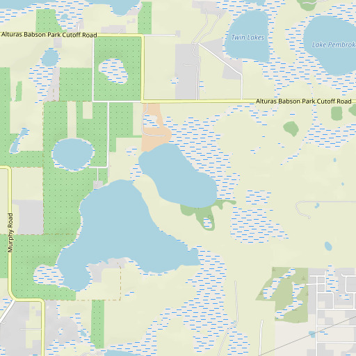 OpenStreetMap map of Gator Lake, FL