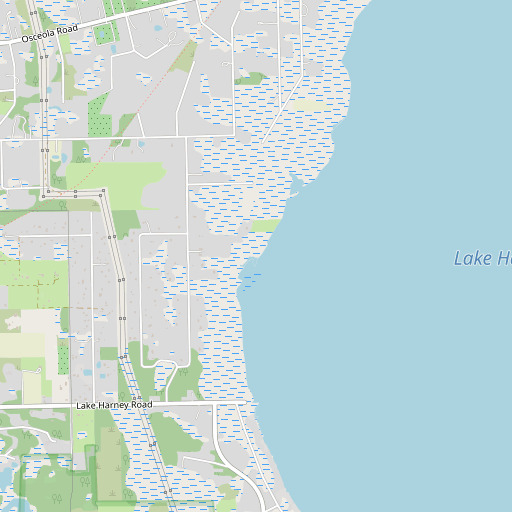 OpenStreetMap map of Gator Point, FL