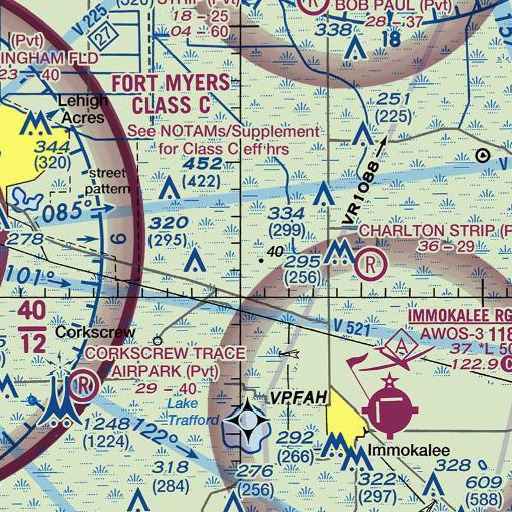 FAA VFR chart of Gator Slough, FL