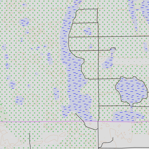 OpenTopoMap map of Gator Slough, FL