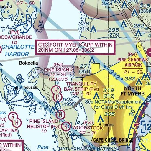 FAA VFR chart of Gator Slough, FL