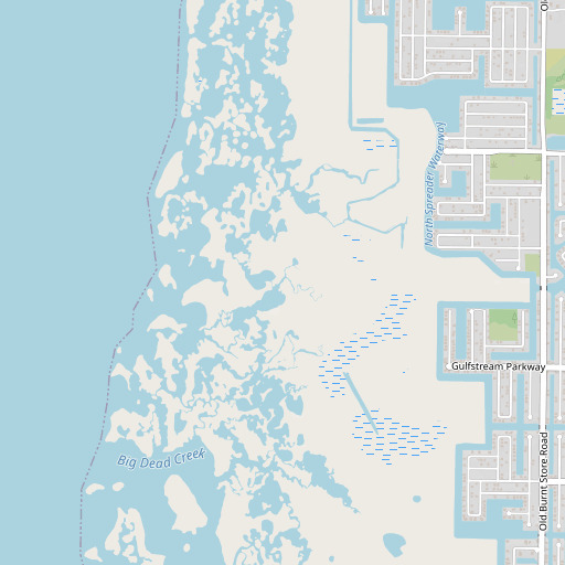 OpenStreetMap map of Gator Slough, FL