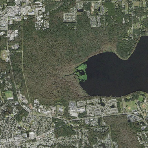 Aerial imagery of Gee Creek, FL