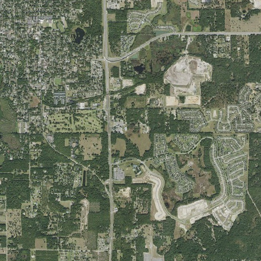 Aerial imagery of Grass Pond, FL